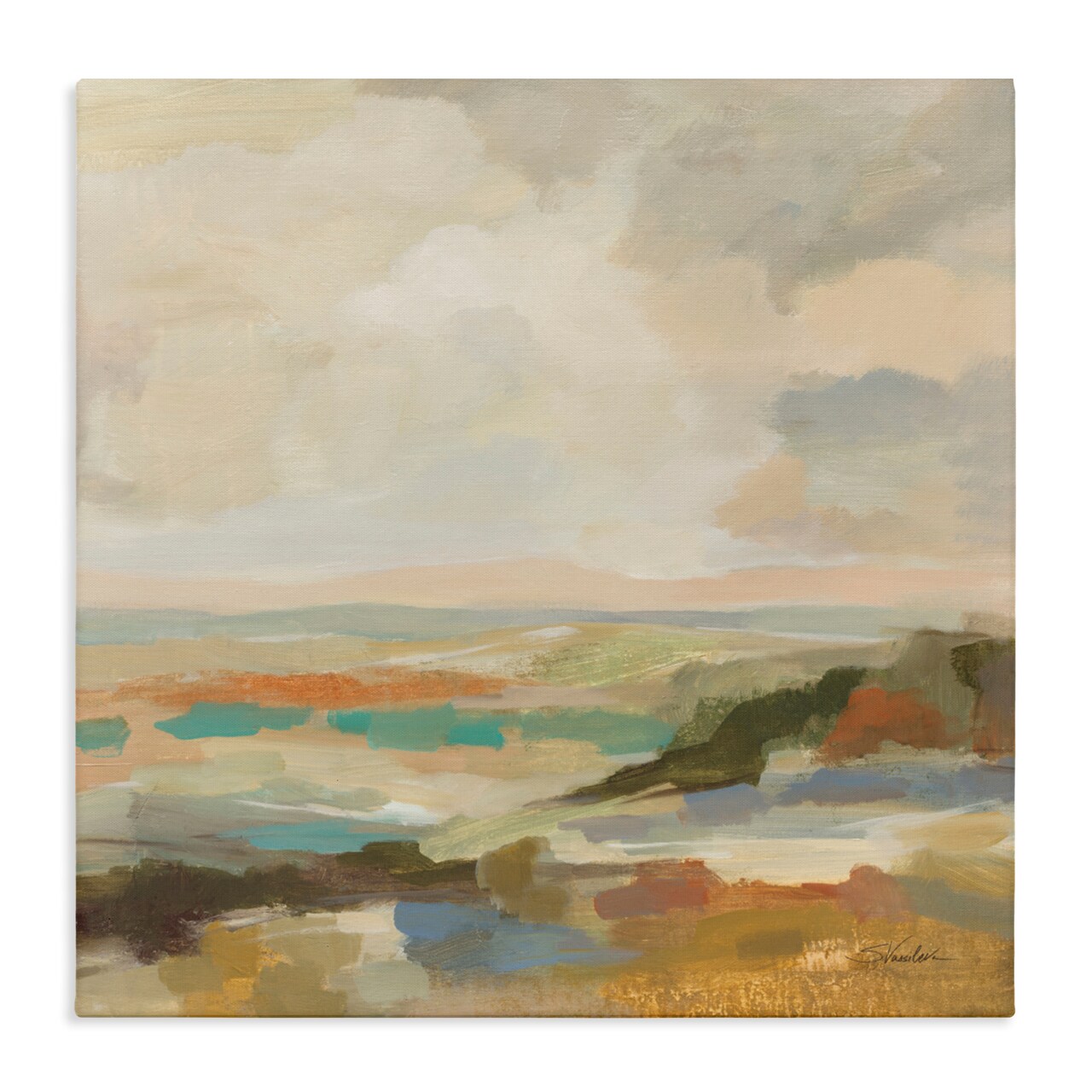 Stupell Industries Muted Harmony Palette Canvas, design by Silvia Vassileva
